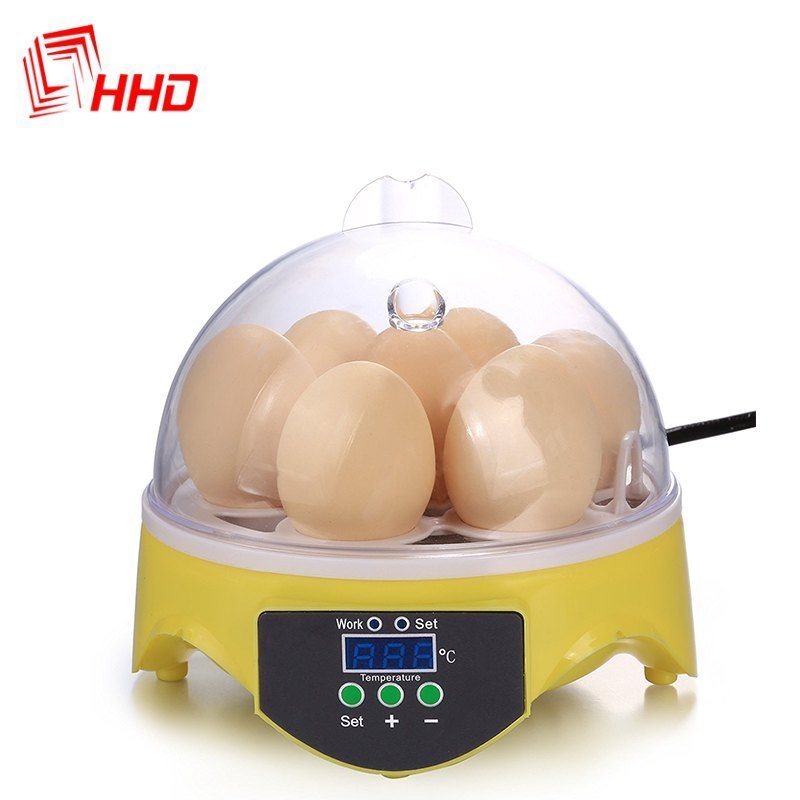 7-Egg Chicken Poultry Egg Hatching Hatcher Incubator Farm Manufacturing Brooder Turner