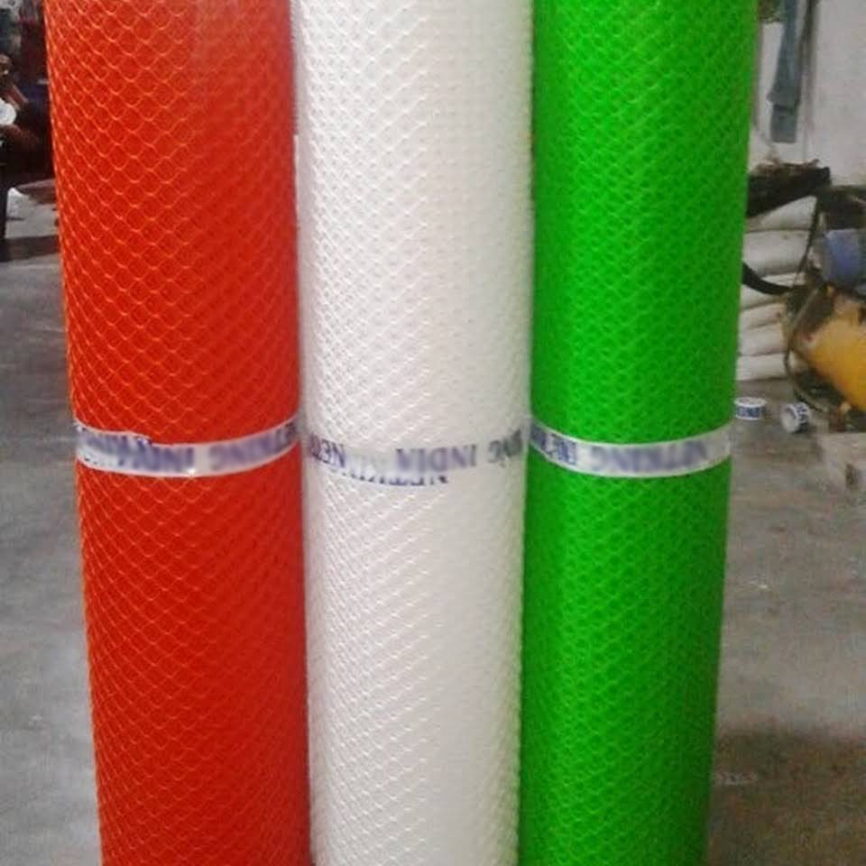 Virgin Orange Hexa Mesh Net - 350GSM & 450 GSM Width : 1, 1.2, 1.5, 2.0, 2.5 Meter