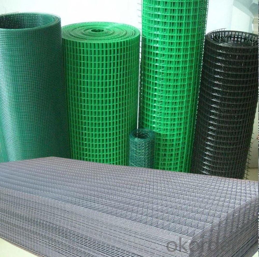 Green PVC Coated Weld Mesh, For Garden Fencing
