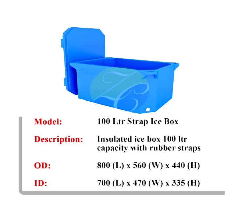 LLDPE Plastic 100 Ltr insulated Shipper box