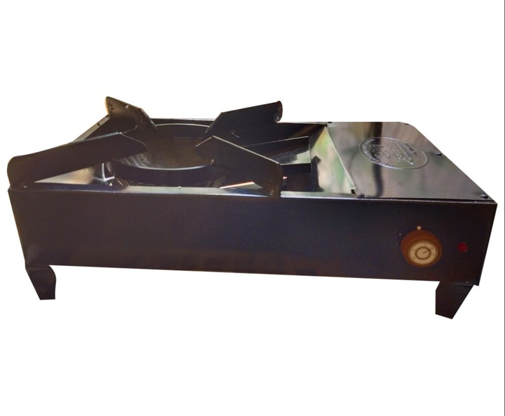 Black Stainless Steel Smock Fire Stove, For Cooking, Size: 18x12 Inch
