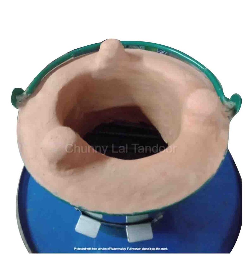 Off White Iron Coal Angithi, For Home, Size: 15 Inch