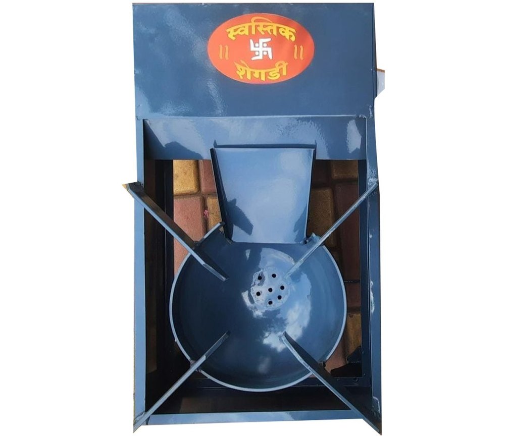 Stainless Steel Blue Swastik Coal Stove, For Cooking, Size: 55*23*30.5cm