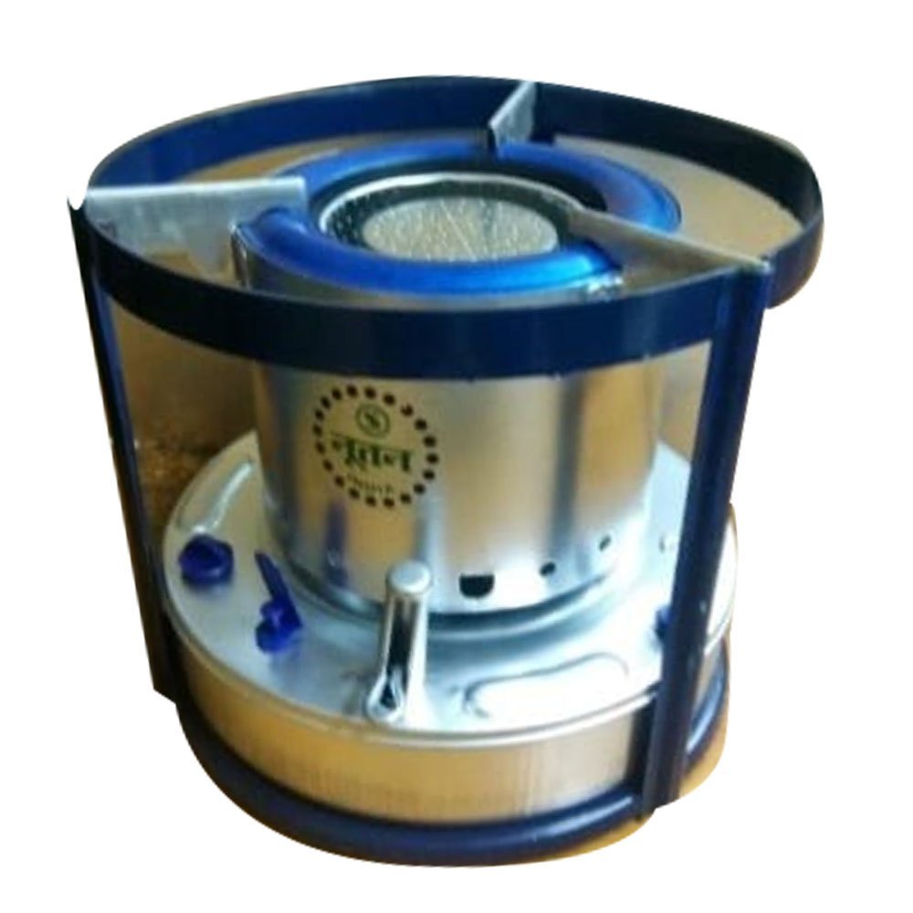 Mild Steel Nutan Sliver Kerosene Wick Stove, Size: 10 Inch
