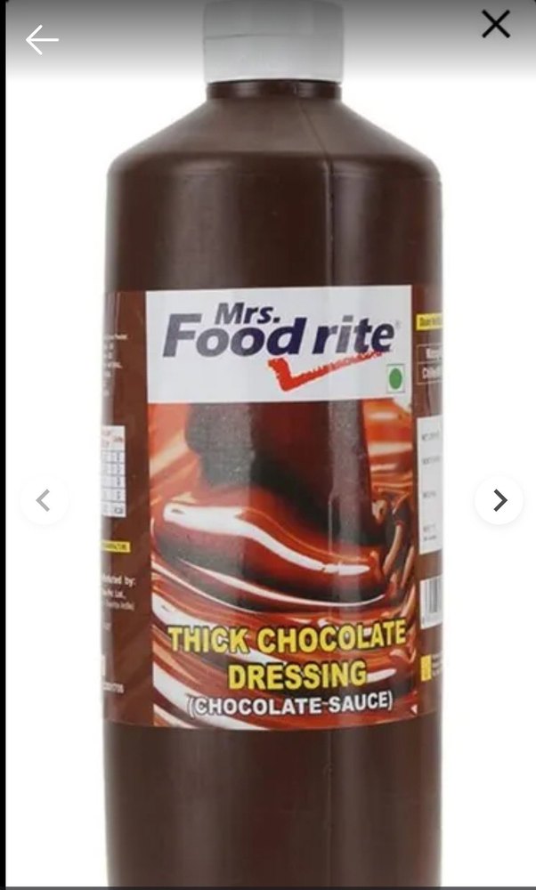 Liquid Thick Chocolate Dressing, For Milk Shake, Etc, Packaging Size: 1 Litre