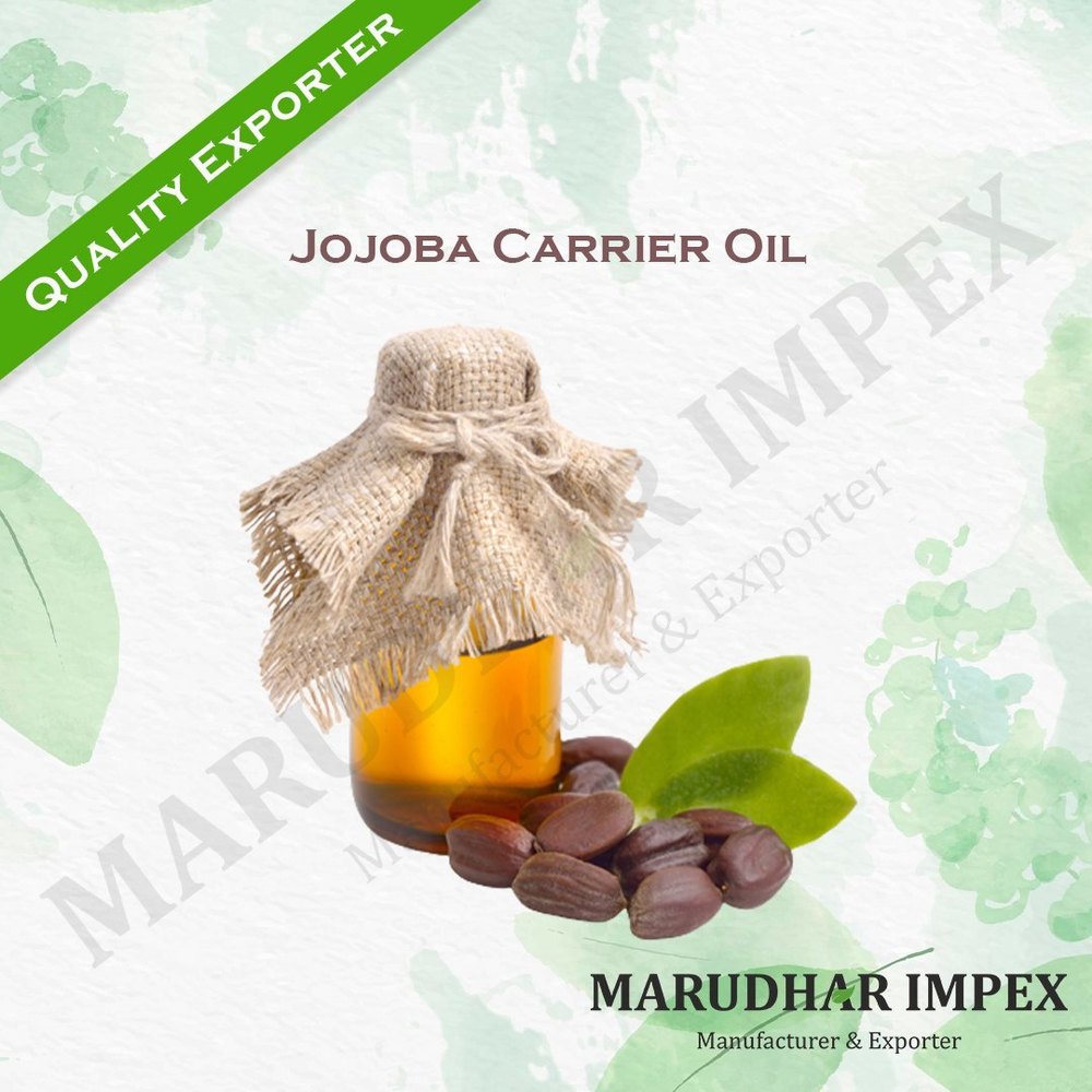 Jojoba Carrier Oil, Pack Type: Glass Bottle