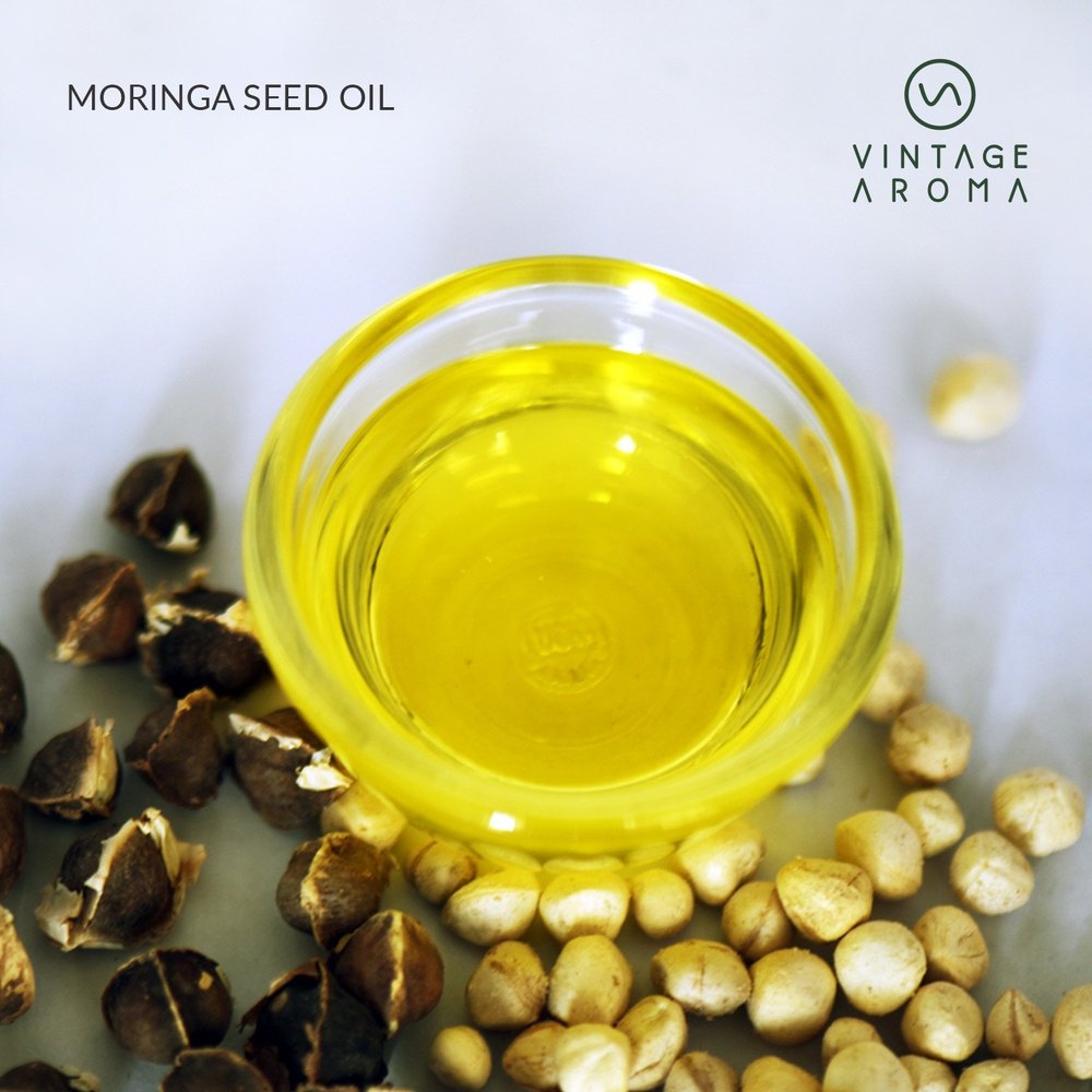 Vintage Aroma Cold Pressed Organic Moringa Seed Oil, 20 Kg/190 Kg