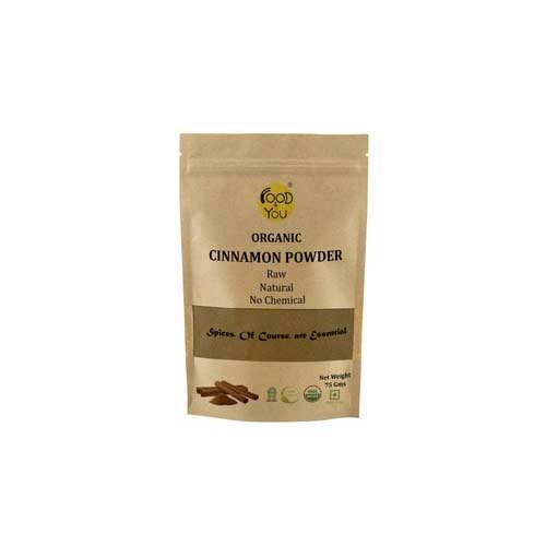 Natural Food 4 You Organic Cinnamon Powder 75 g, Packaging Type: Packet