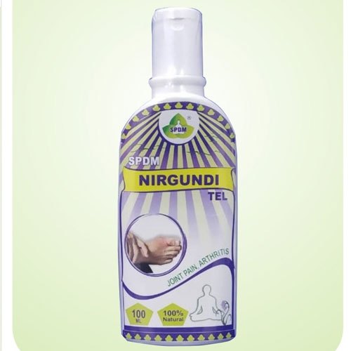 Liquid 100% Natural SPDM Nirgundi Tel, Packaging Size: 100 Ml