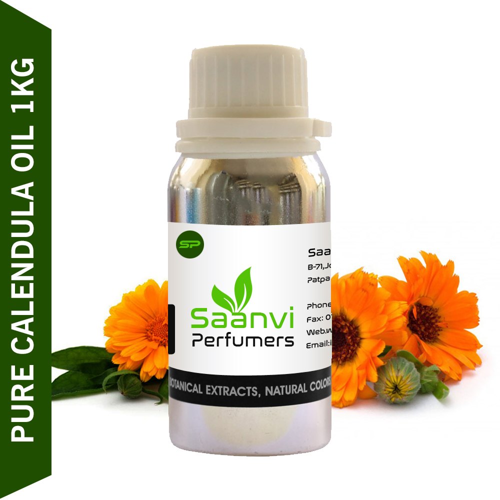 Calendula Oil Most Skin Types, Anti- Aging, For Shiny Face & Body