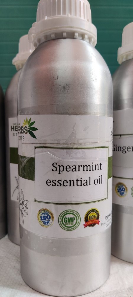 100% Liquid Spearmint Essential Oil, For Multi Purpose