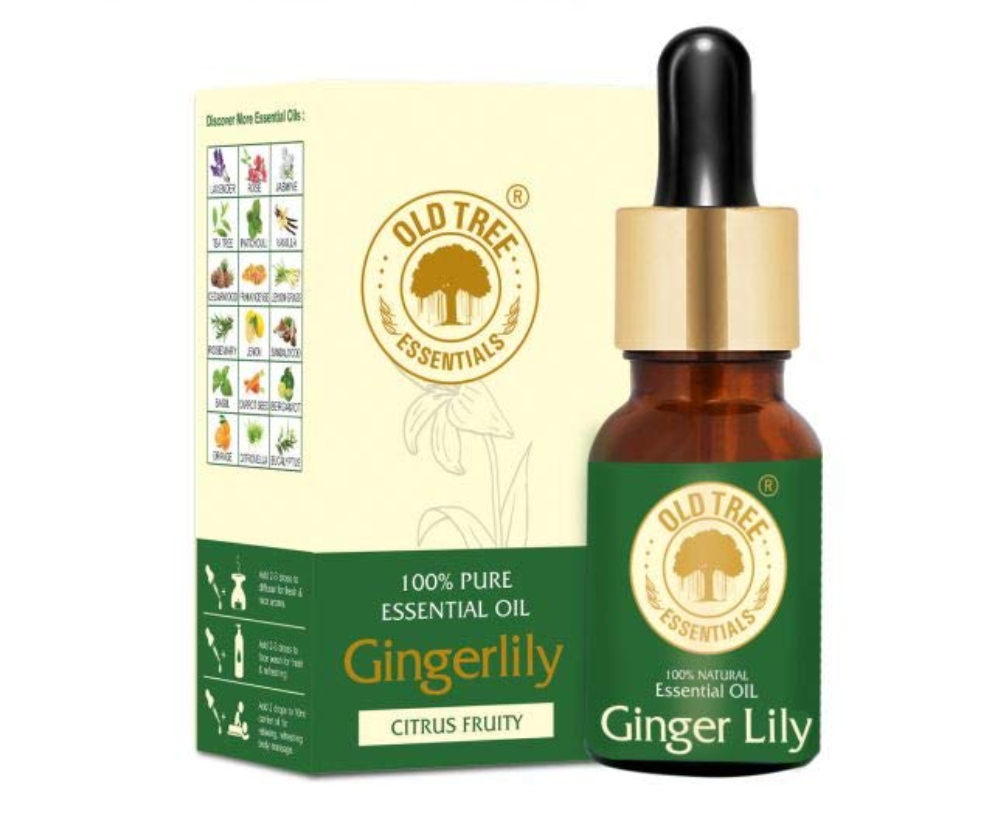 Ginger Lily Essential Oil for Skin Care, 15 ml- Old Tree