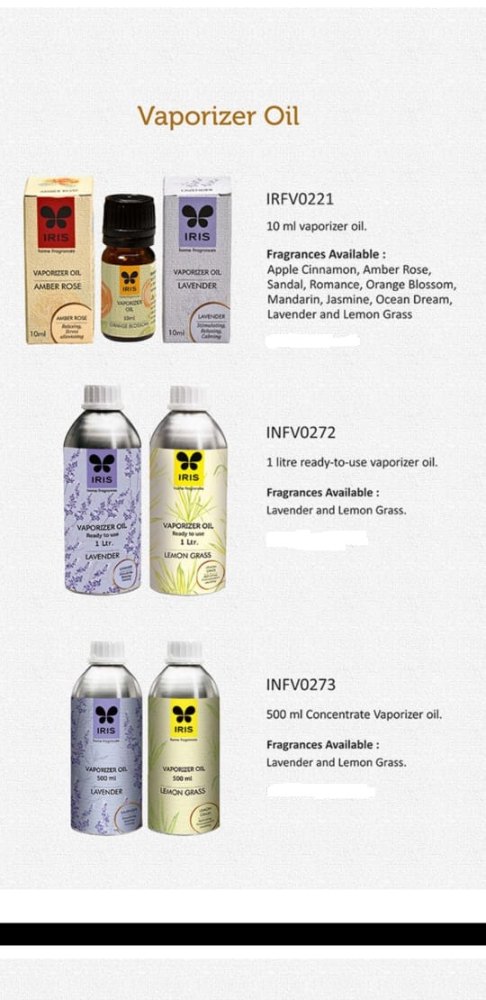 Lemon Grass Fragrances Vaporizer Oil 1000 ml