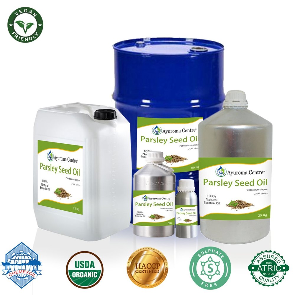Ayuroma Centre Parsley Seed Oil, For Pharma