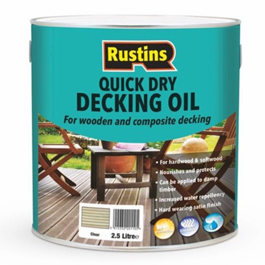 Rustins Quick Dry Decking Wood Oil