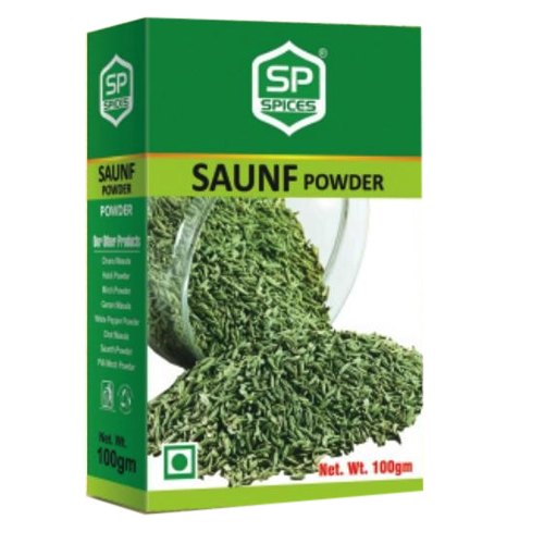 Sp Spices Saunf Powder, Packaging Size: 100g