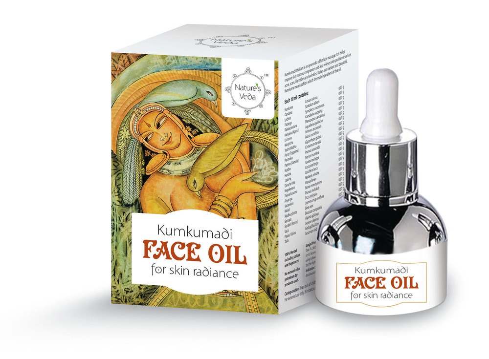 Nature\'s Veda Kumkumadi Face Oil, Packaging Type: Bottle