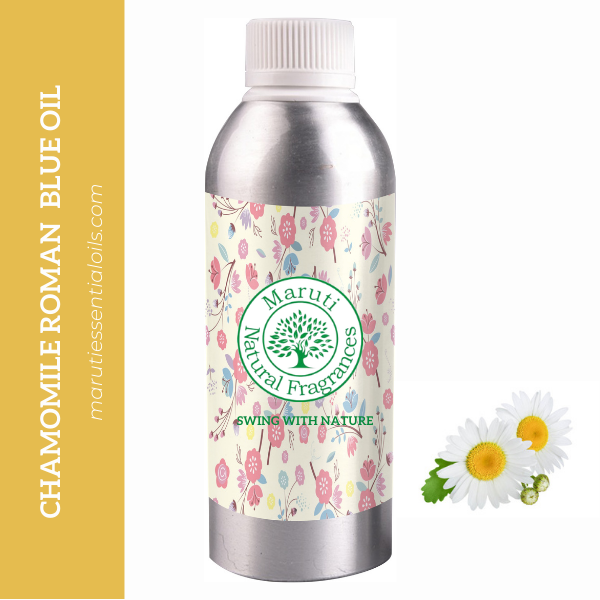 100% Natural Chamaemelum Nobile Chamomile Roman Oil Blue, For Pharma