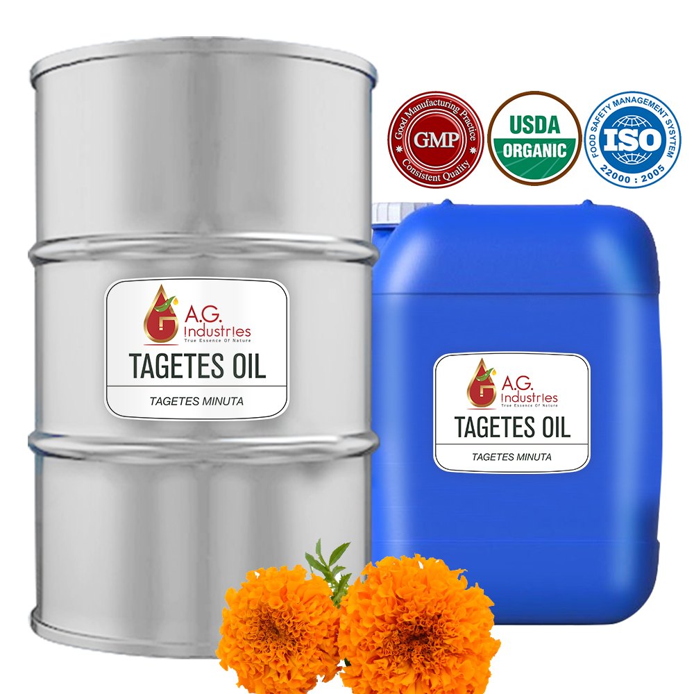 Tagetues minuta Steam Distillation Tagetes Essential Oil, Packaging Type: Drum