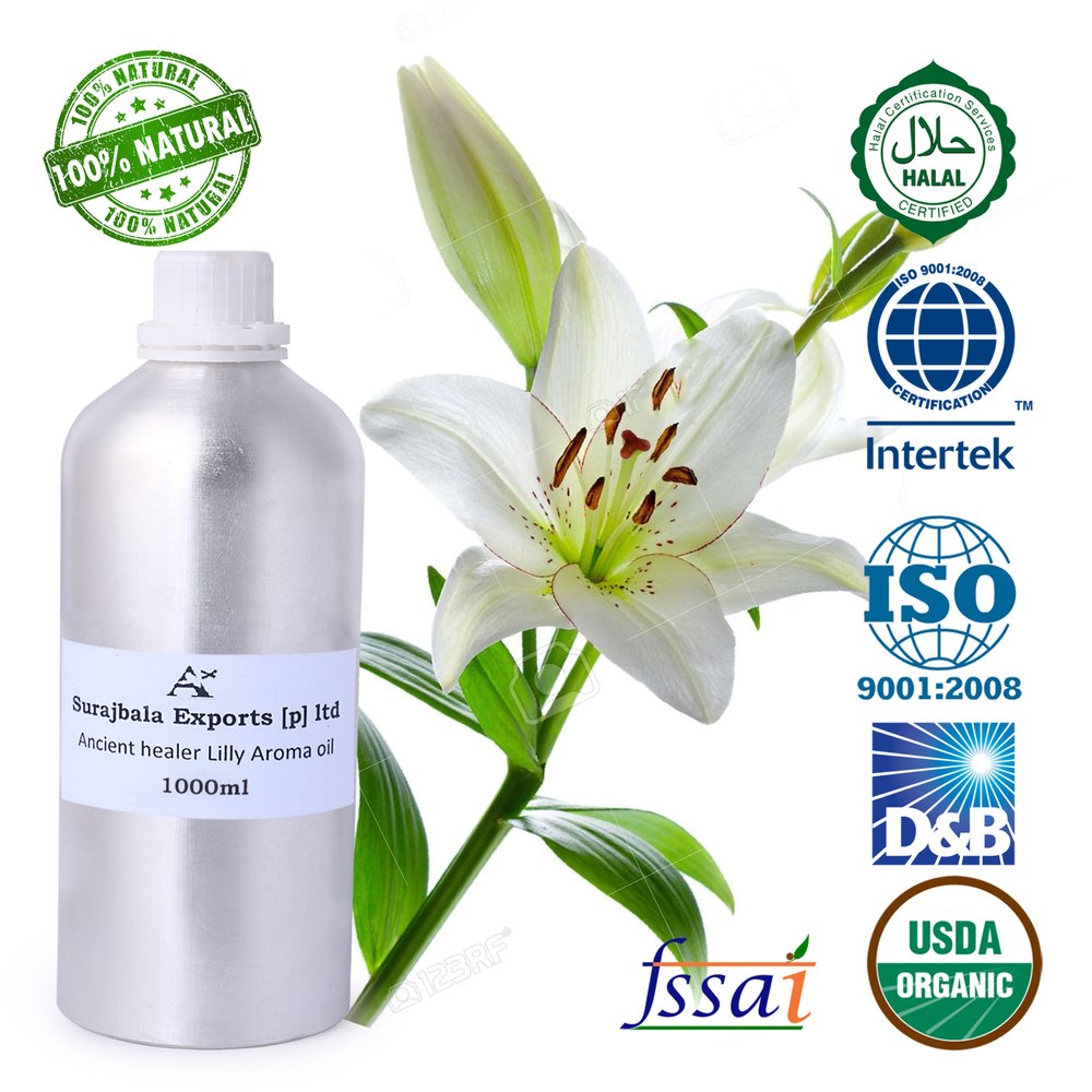100 % Natural Lilium auratum Lily Essential Oil, For Pharma