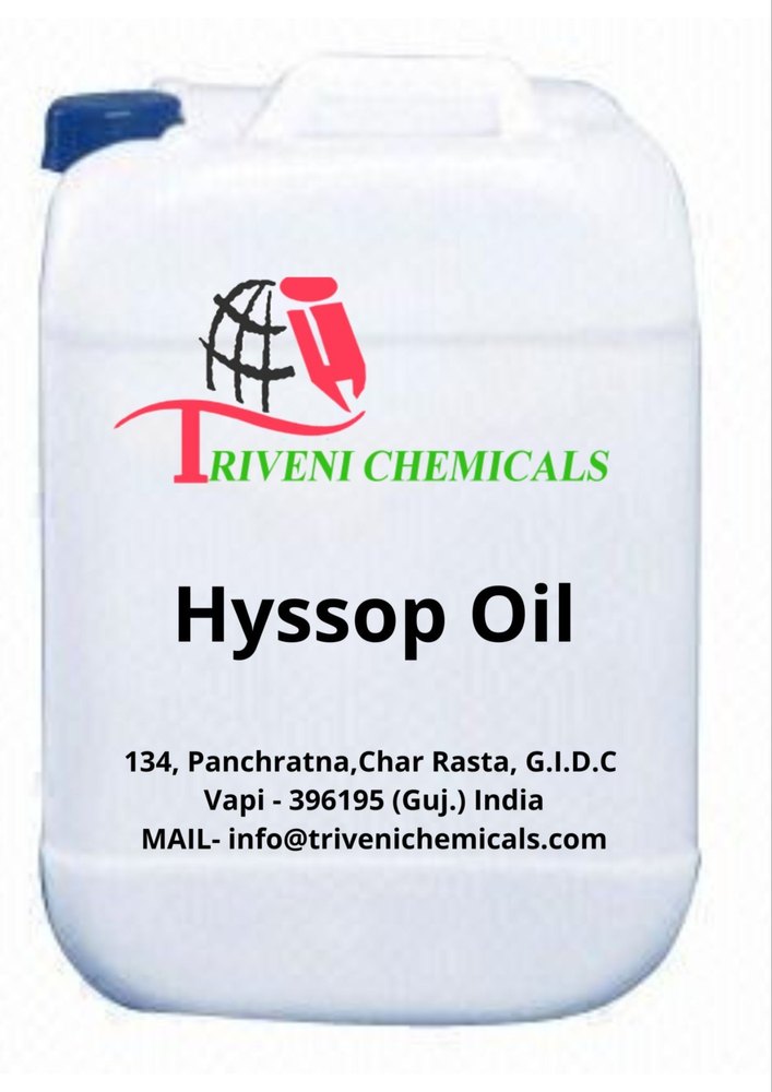 Liquid 98% Pure Hyssop Oil, Packaging Type: Drum