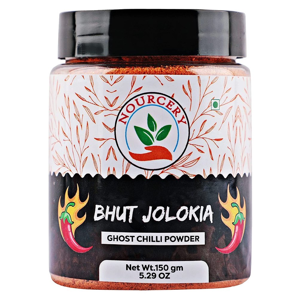 Chilly 150gm Nourcery Assamese Bhut Jolokia Chilli Powder, Packaging Type: Jar