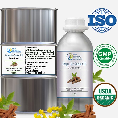 Organic Cassia Oil, Bark, for Cosmetics