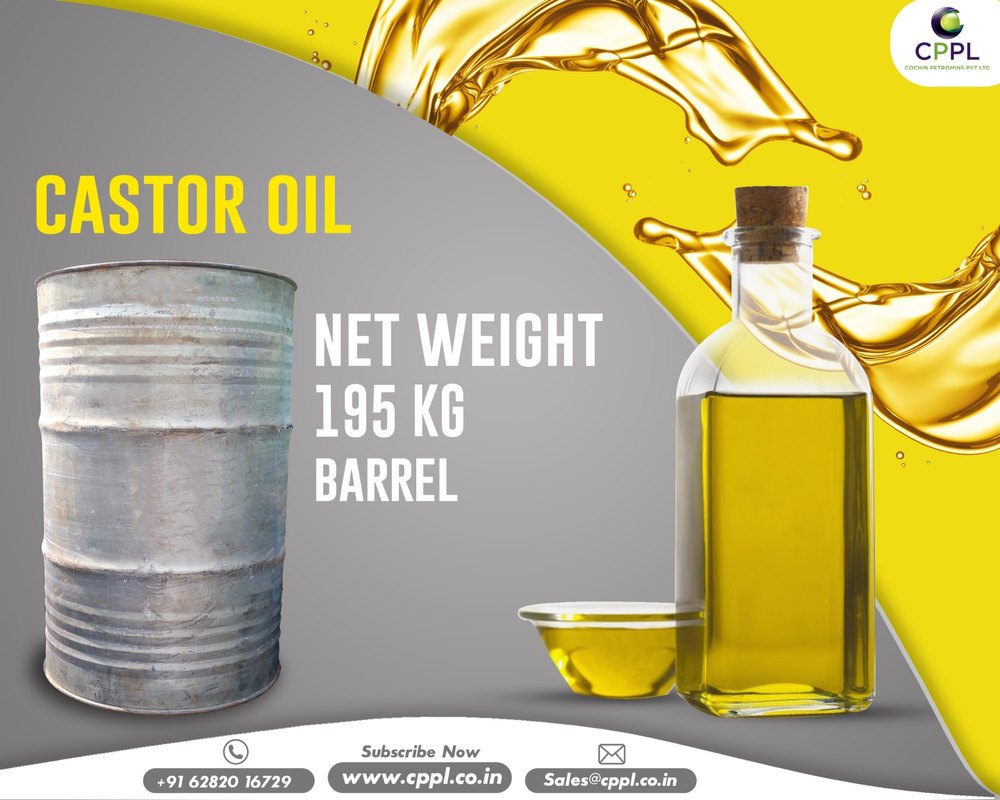 Technical Grade Castor Oil, 195 kg