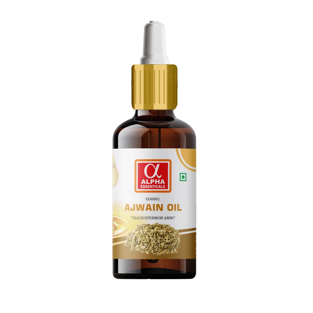 Indian Trachyspermum ammi AJWAIN OIL, For Medicine, Packaging Size: 15ml In One Bottle