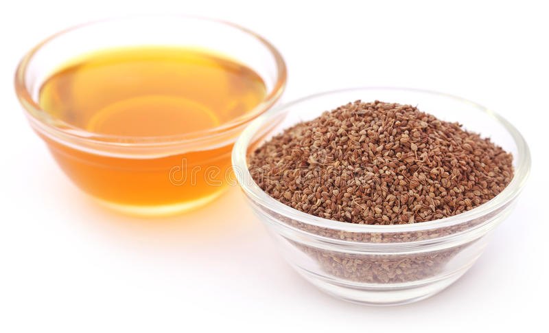 Natural Organic dark yellow Ajwain Seed Oil