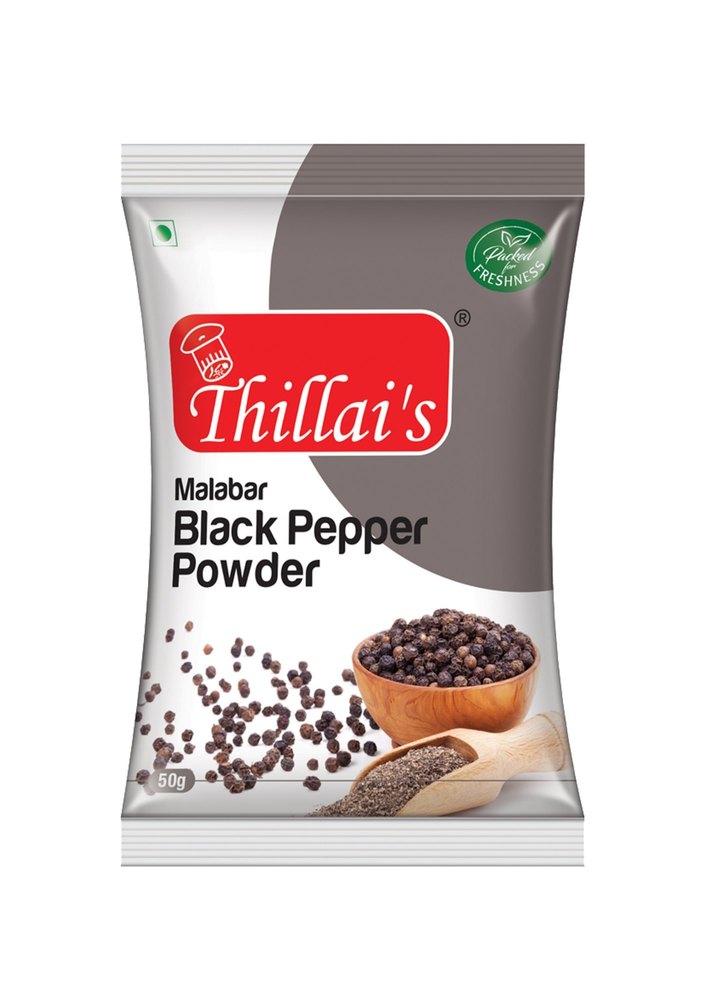 Thillais Black milagu podi, Packaging Size: 50g