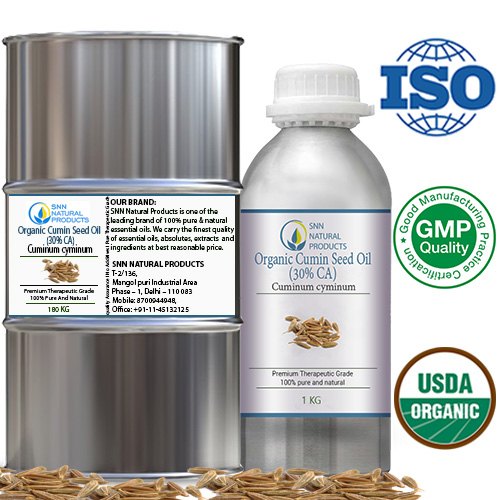 Brown Seeds Organic Cumin Seed Oil (30% CA), Packaging Type: Plastic Bottle, for Pharma