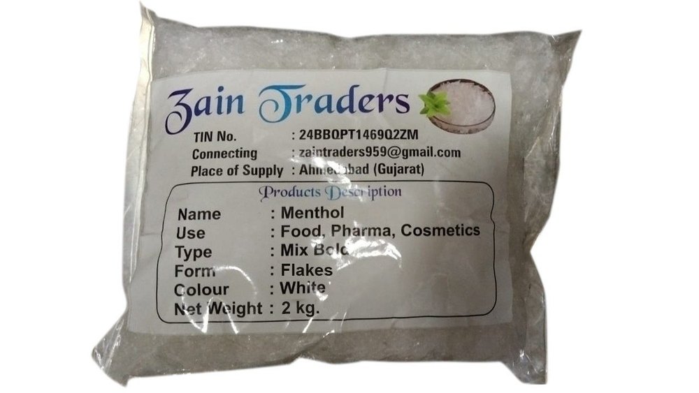 2 Kg Menthol Flakes, For Food, Pharma and Cosmetics