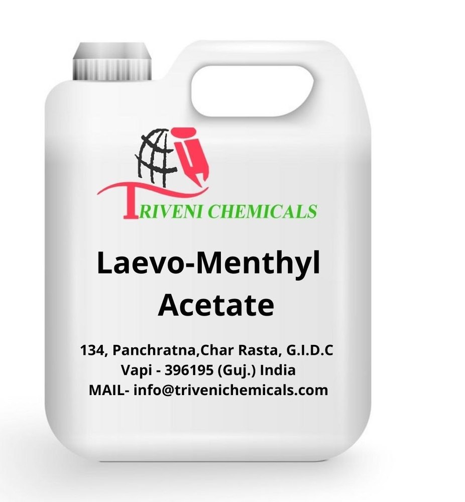 Liquid 98% Min Laevo-Menthyl Acetate, Packaging Size: Drum