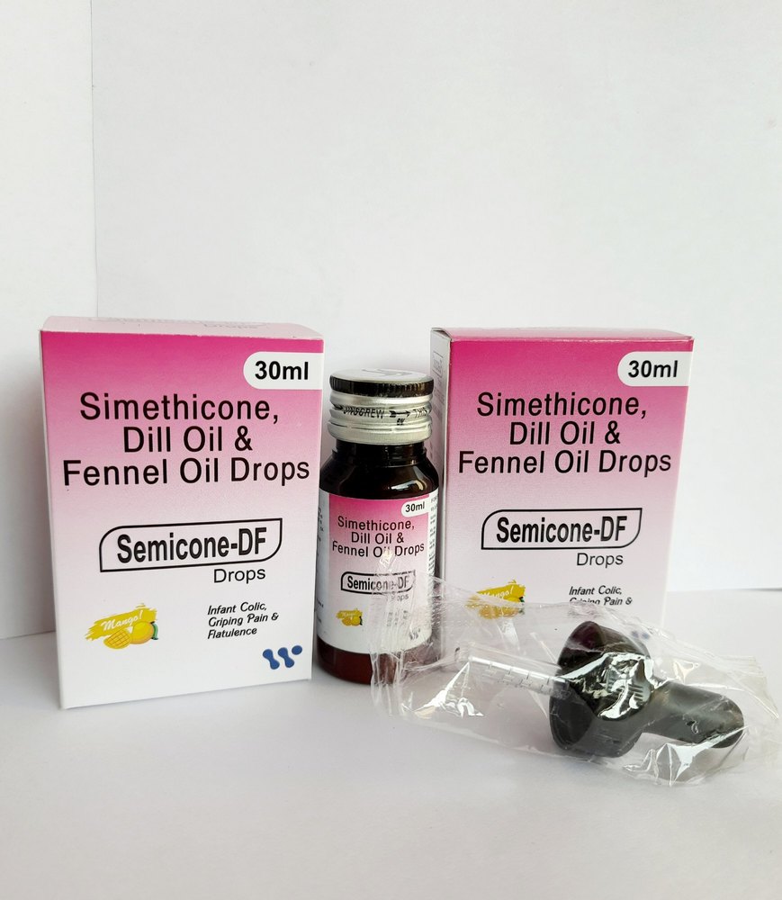 Semicone Df Mango Flavour Dill Oil, Fennel Oil With Simethicone Suspension Drops