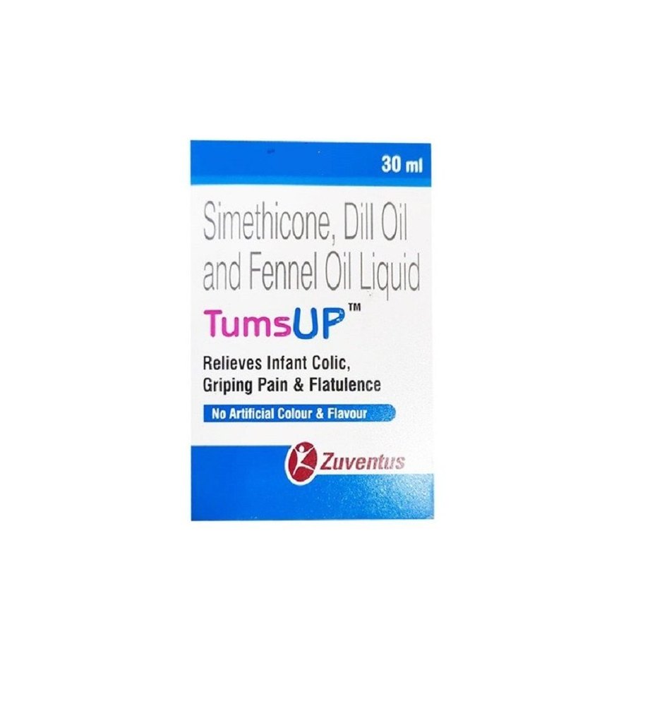 Tumsup Simethicone, Dil Oil and Fennel Oil Liquid, Treatment: Abdominal Pain