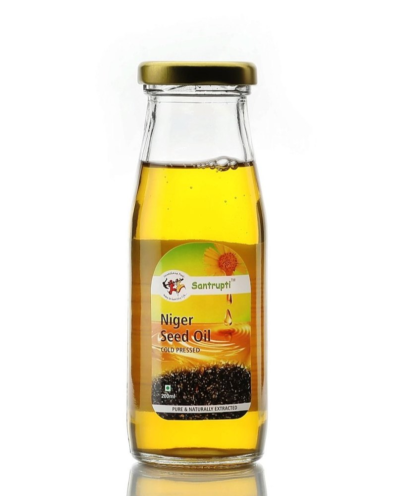 Cold Pressed Santrupti Niger Seed Oil, For Food, Packaging Size: 200ml To 35 Ltr