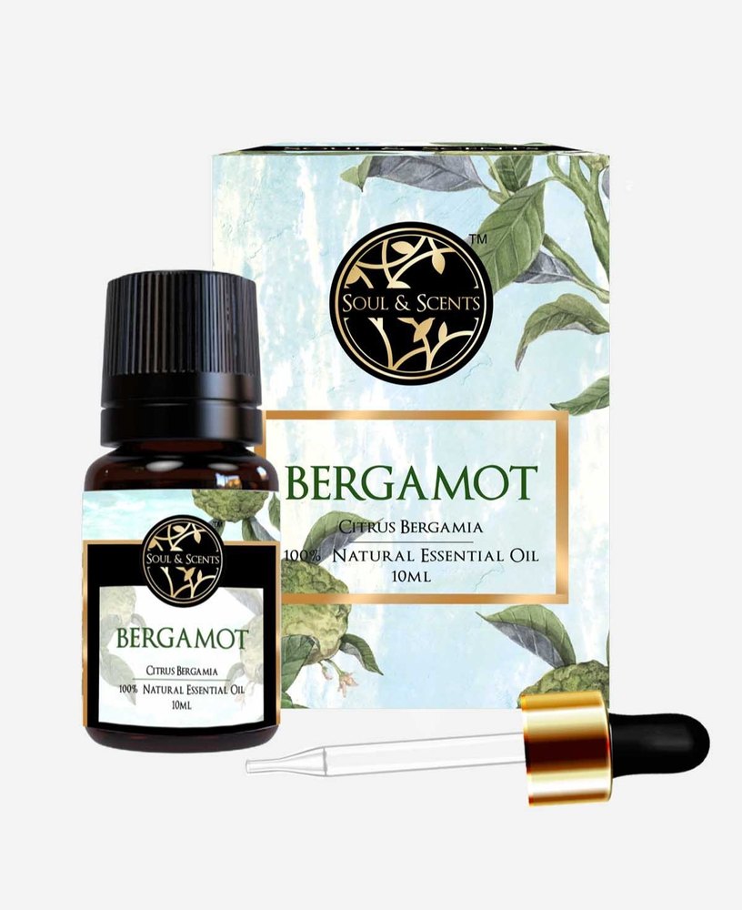 Pale Yellow Citrus Bergamia Bergamot Natural Essential Oil