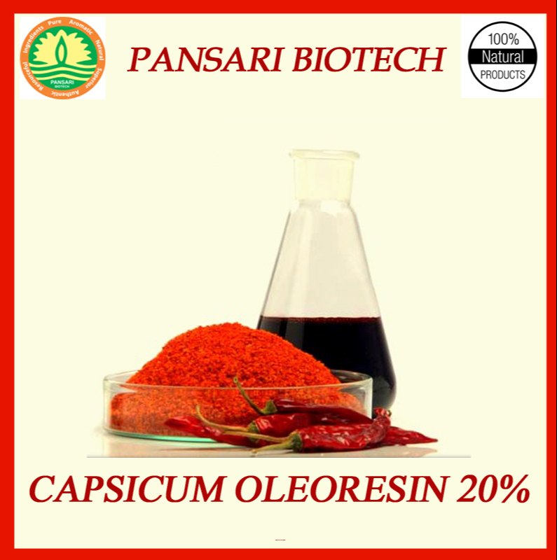 Pansari Biotech Capsicum Oleoresin 15%, Solubility: Oil Soluble