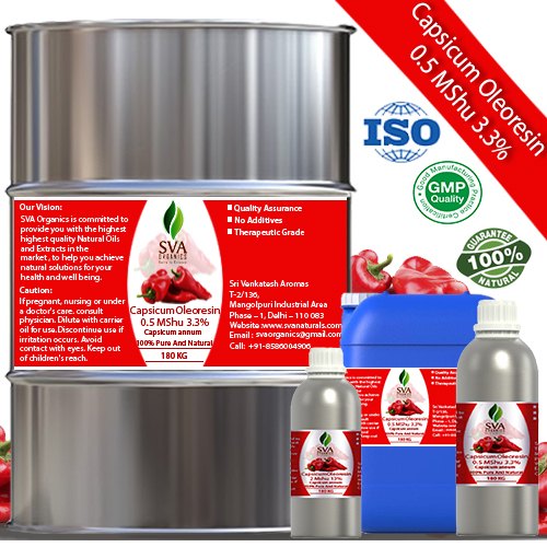 Capsicum Oleoresin 0.5 MShu 3.3%