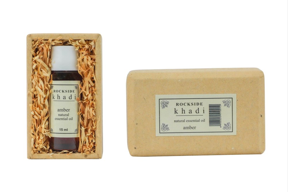 Brown Rockside Khadi Amber Essential Oil