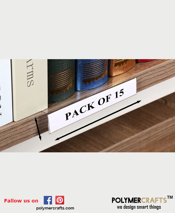 Wood Shelf Edge Label Holder