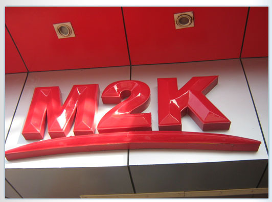 Metal 2D Board Moulded Signs, Shape: Rectangular