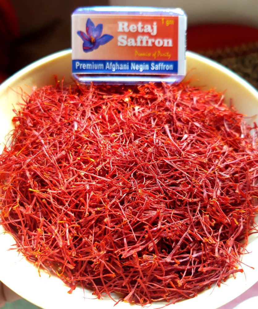 Retaj Premium Super Negin Saffron, For Food, Packaging Type Available: Plastic Box