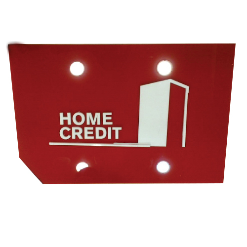 Rectangle Acrylic Display Sign Board, For Advertisement