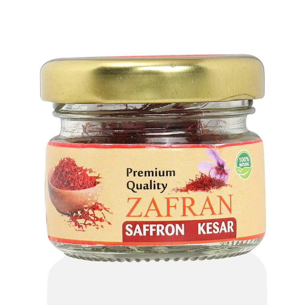 Sunnah\'s Pure Natural Saffron - 1g, Packaging Type: Glass Jar, Instock