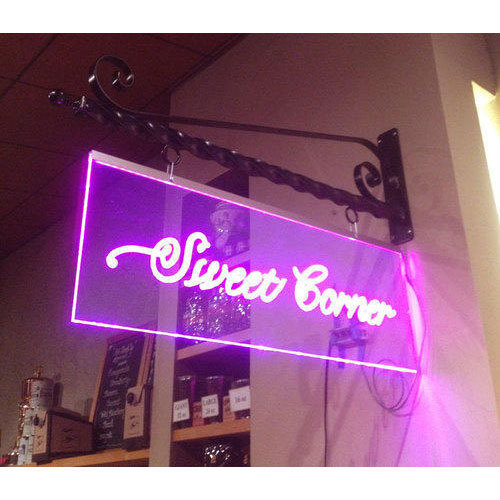 Rectangle Acrylic Led Signage, Promotional, Advertising