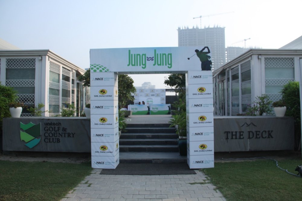 Multicolor 20x10 Flex Arch Iron Frame Gate