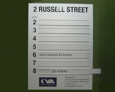 Building Sign Board