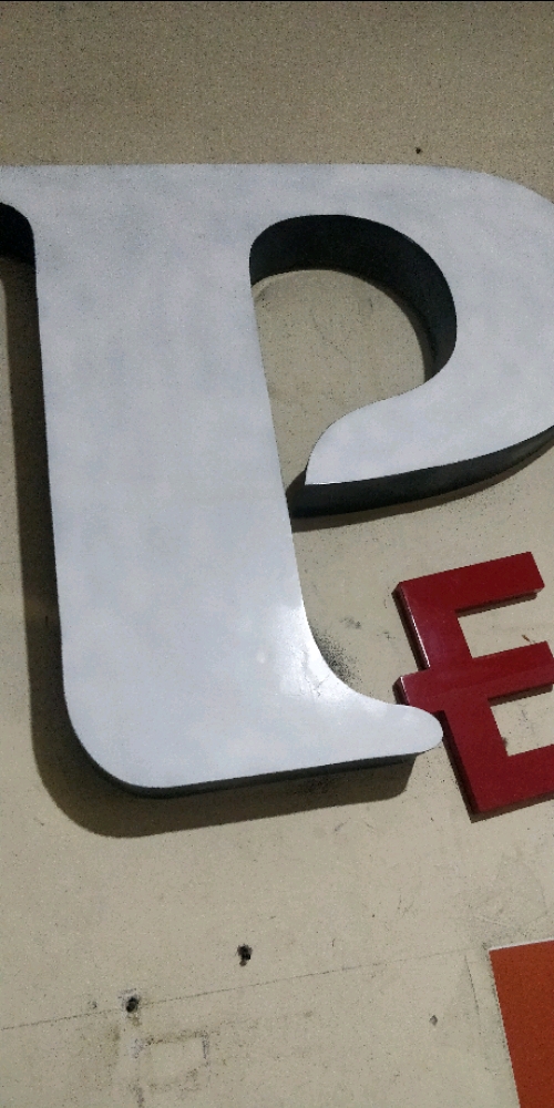 Aluminum Letter Signs, Shape: Profile Cut